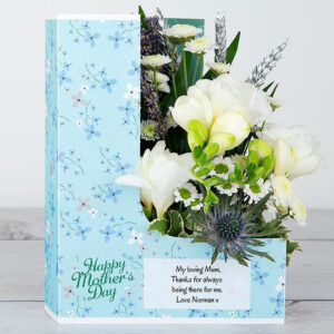 "Freesias for Mum" Flowercard - Freesia Cream (Freesia for Mum)