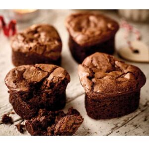 Meg Rivers Heart Shaped Brownies